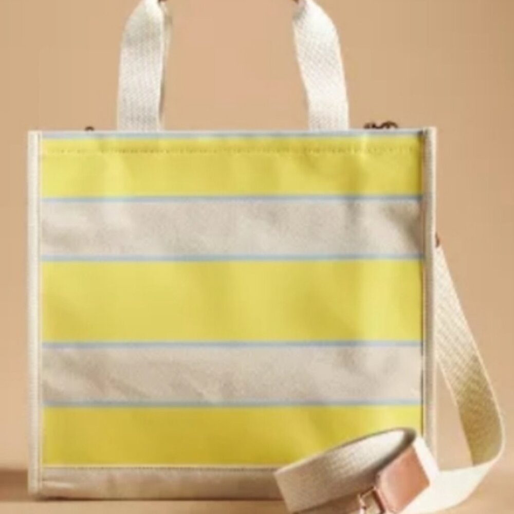 Maeve By Anthropologie - Canvas leather tote - Sold out online - Brand New!